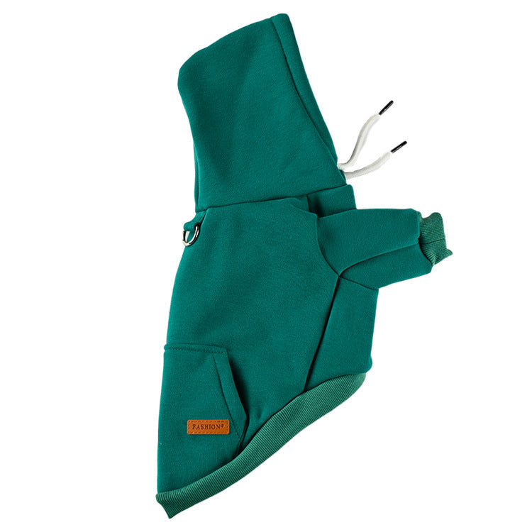 Pet Dog Fashion Simple Hooded Sweater: The Perfect Blend of Style and Comfort