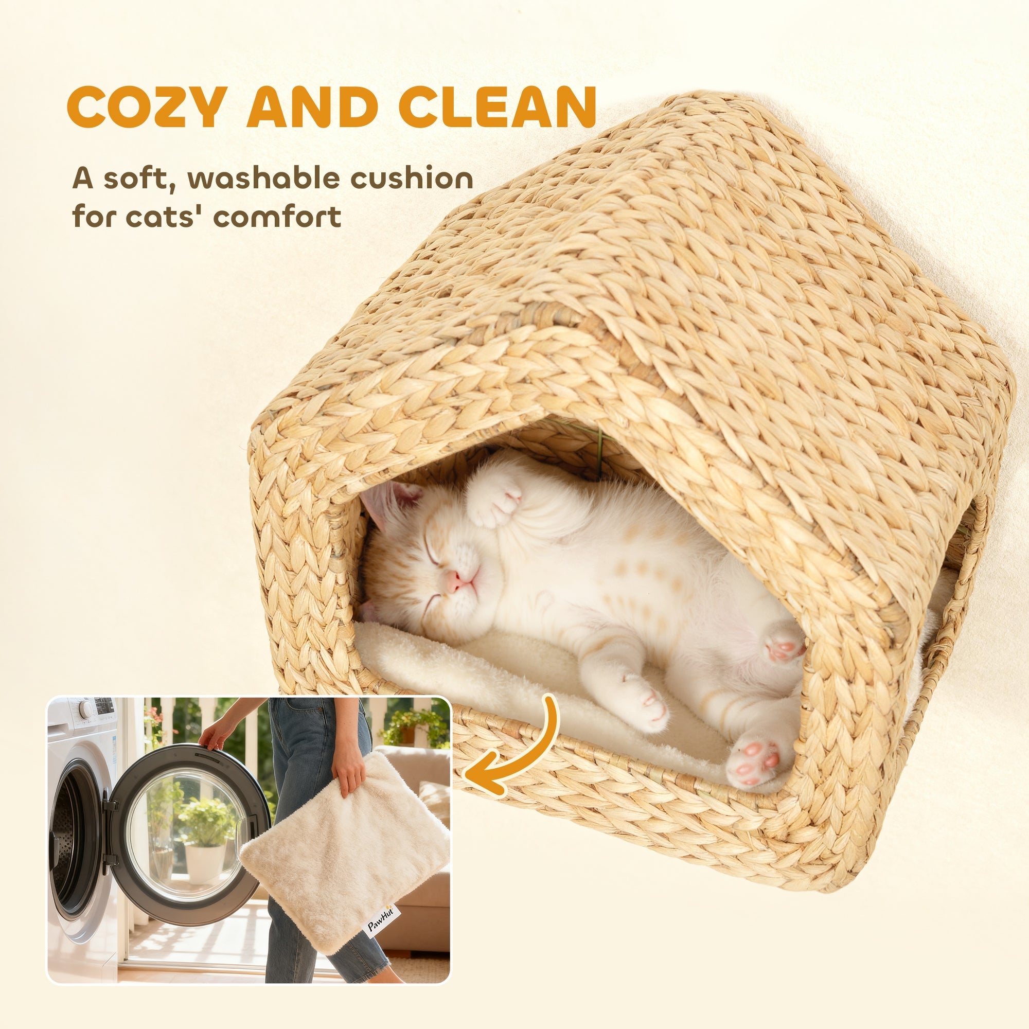 Elevate Your Cat's Living Space with Our Wall Mounted Cat House