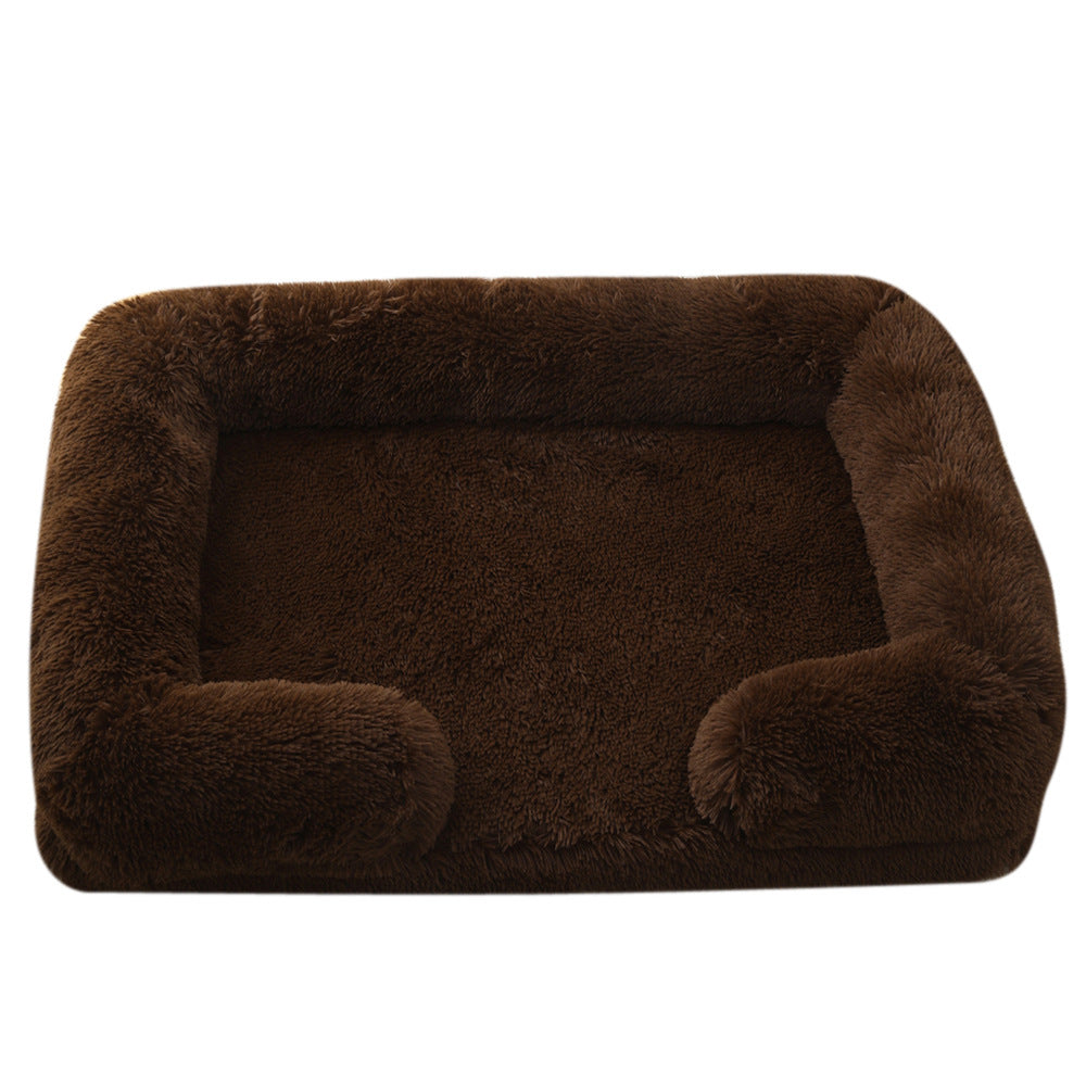 The Ultimate Comfort for Your Furry Friend: Plush Round Pet Bed