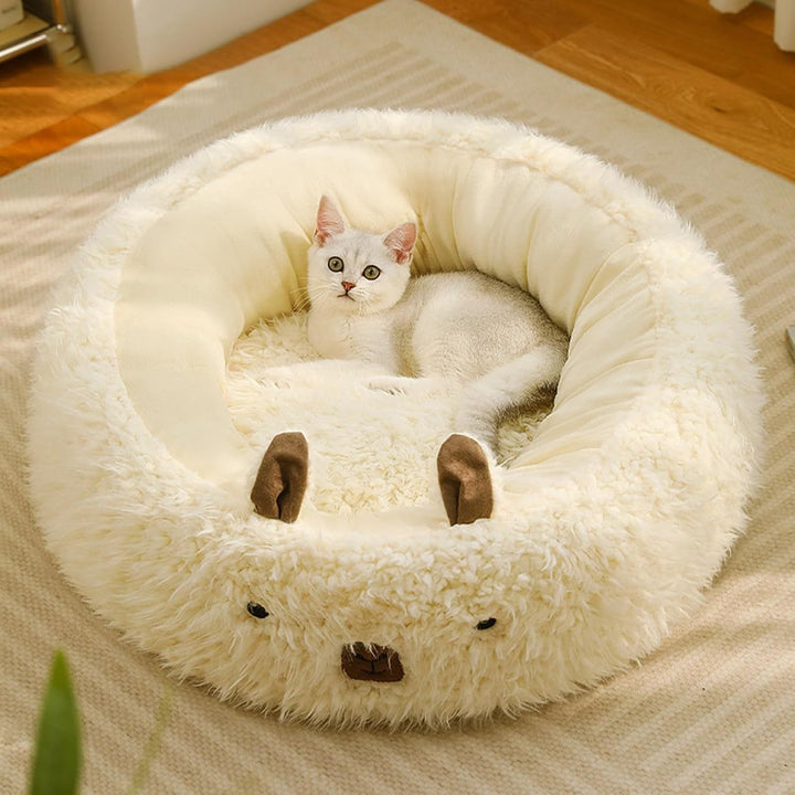 The Ultimate Cut Alpaca Pet Bed: Where Comfort Meets Cuteness!