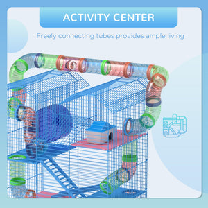 Create a Thriving Habitat for Your Hamster with Our 18.5" 5 Tier Hamster Cage