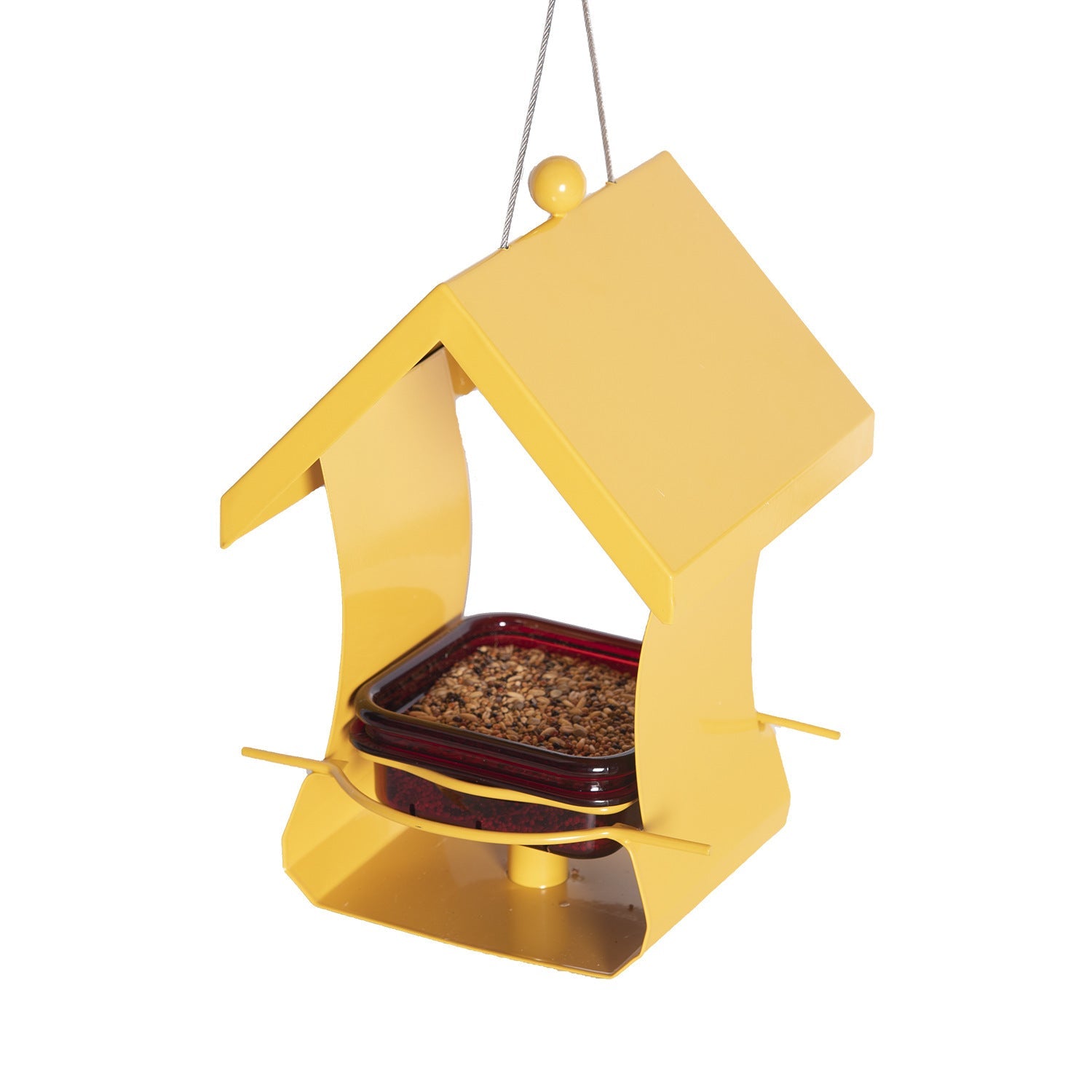 Enhance Your Garden with the Outdoor Hanging Metal Bird Feeder