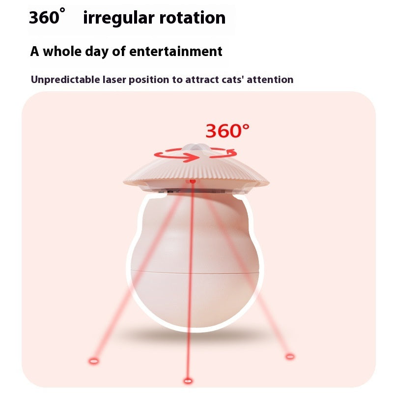 Intelligent Electric Cat Laser Countermeasure Tumbler Toy