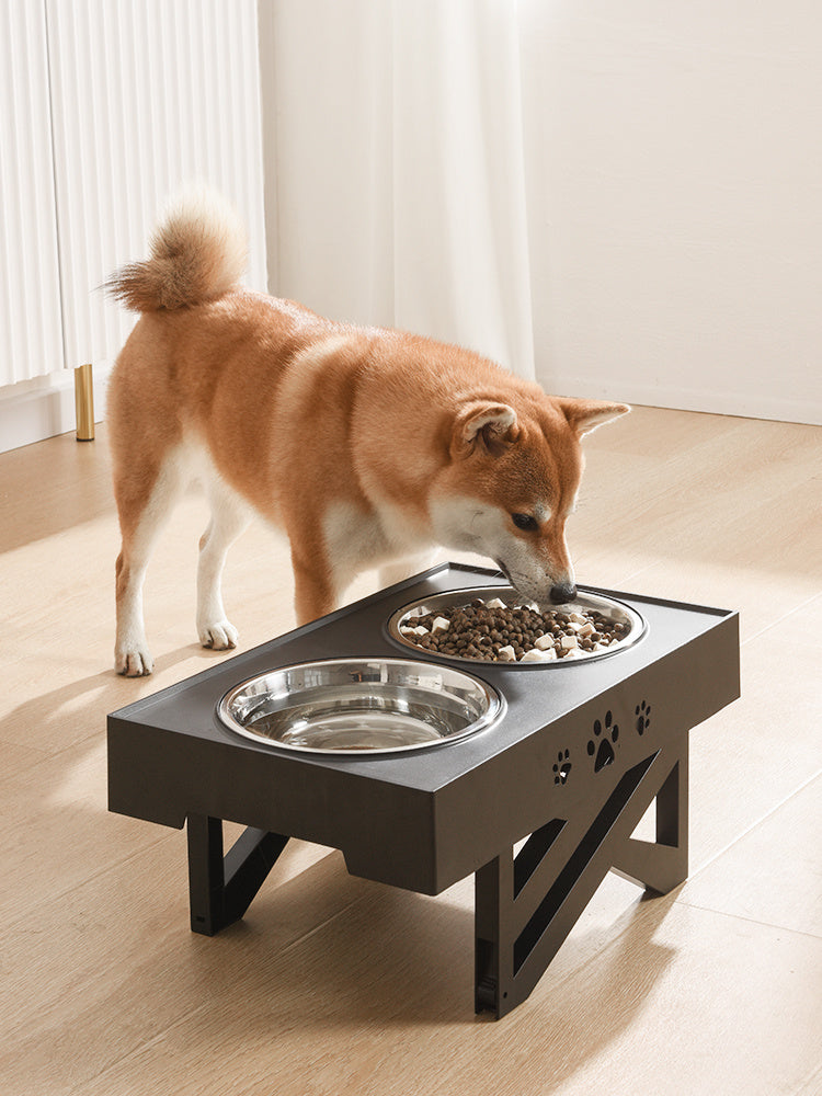 Pet Feeder Stainless Steel Bowl Folding Bowl