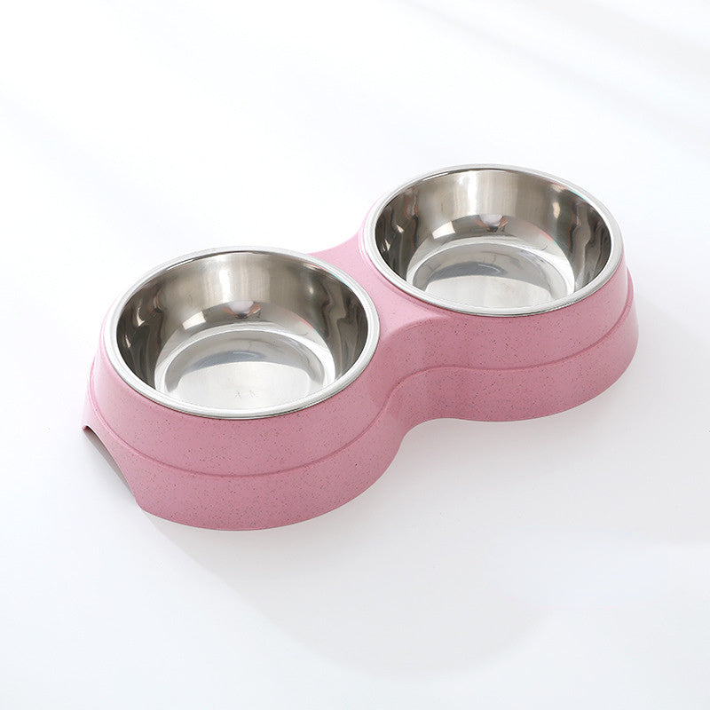 Double Pet Feeding Bowls