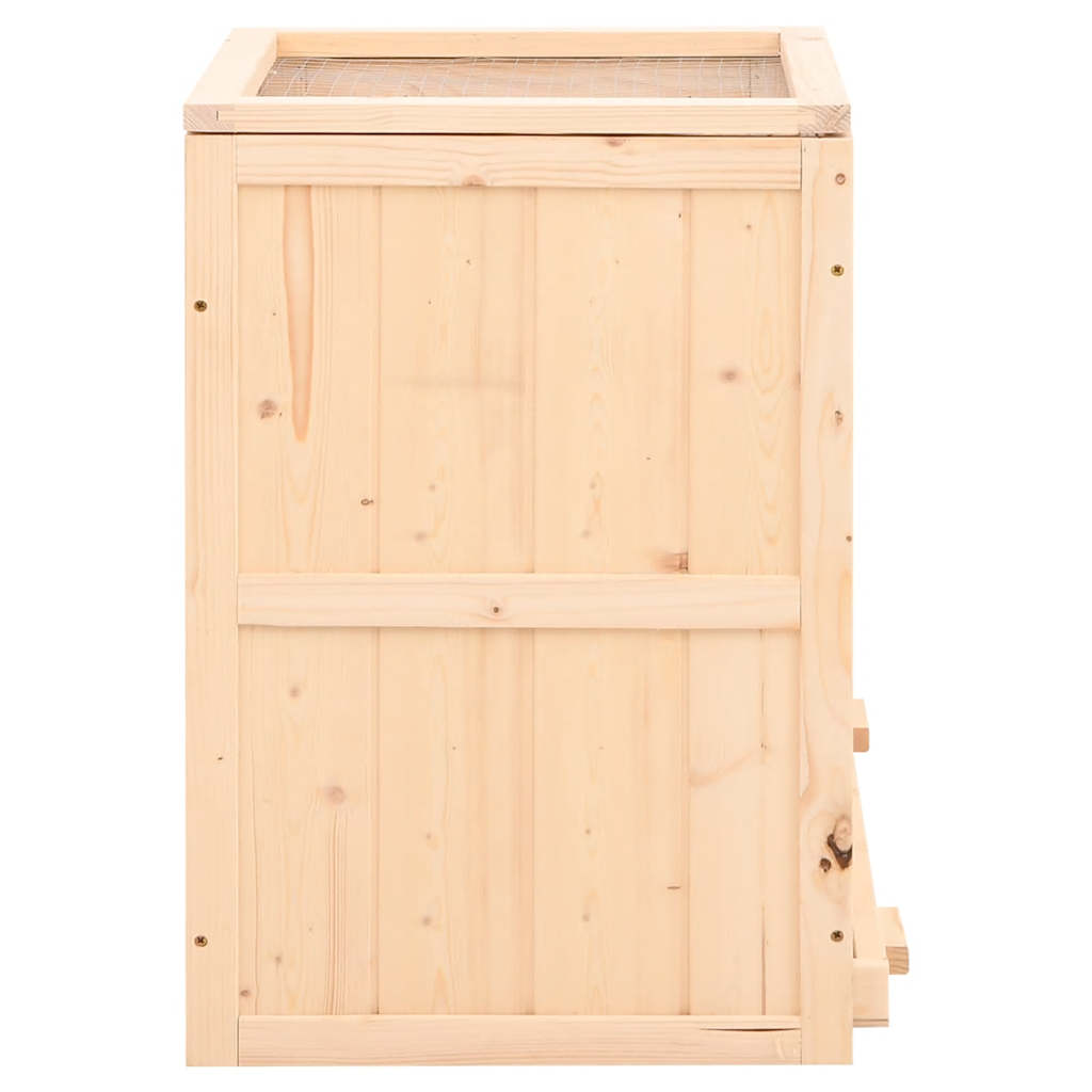 Hamster Cage 81x40x60 cm Solid Fir Wood