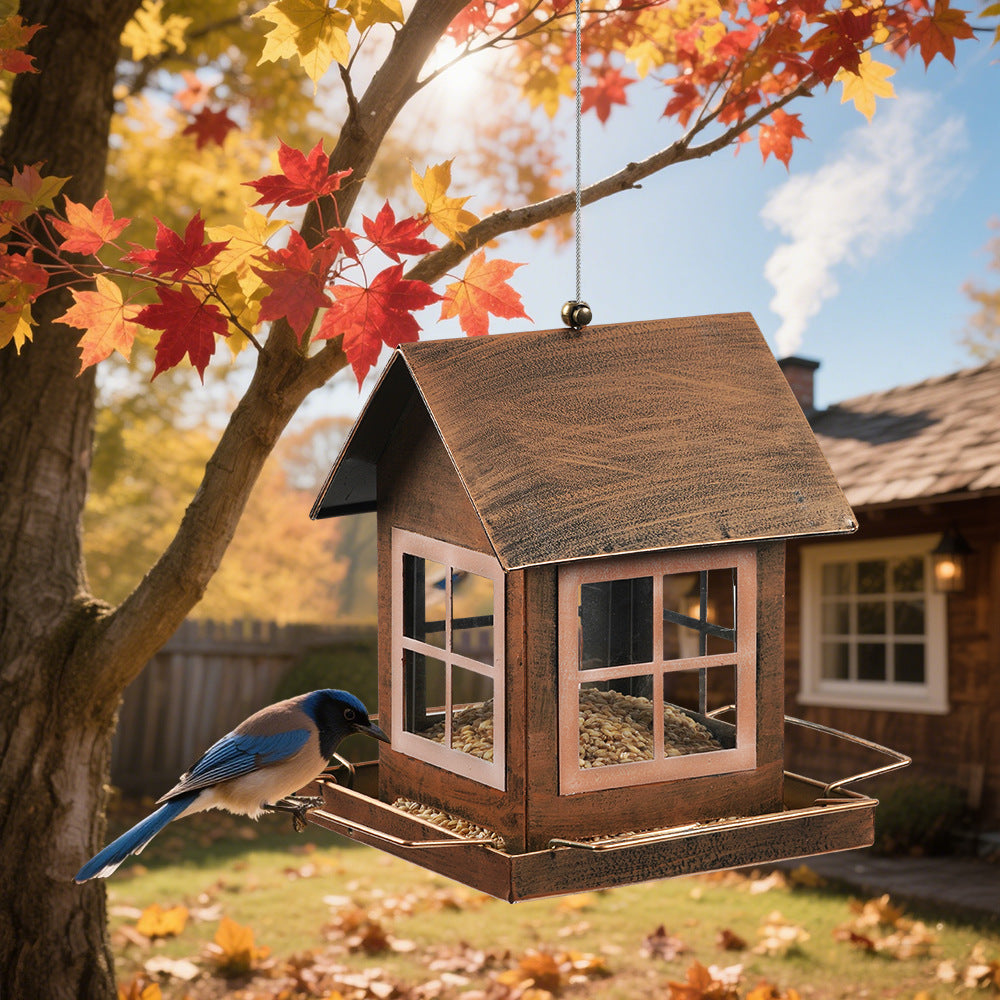 Bird Feeder Outdoor Hanging Metal