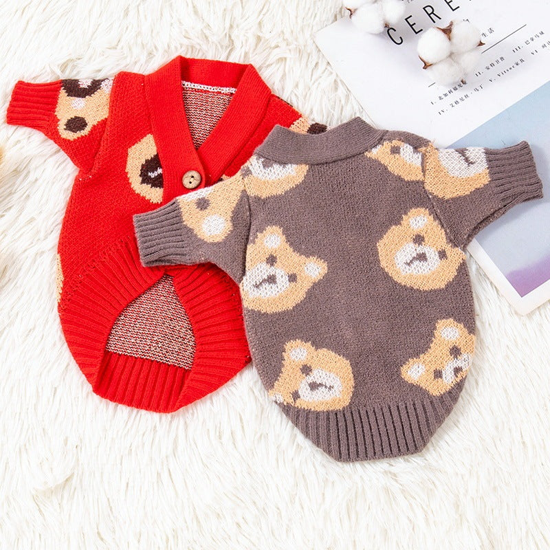 Pet Small Dog Cute Casual Sweater
