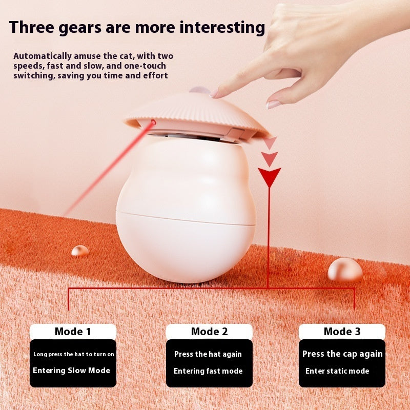 Intelligent Electric Cat Laser Countermeasure Tumbler Toy