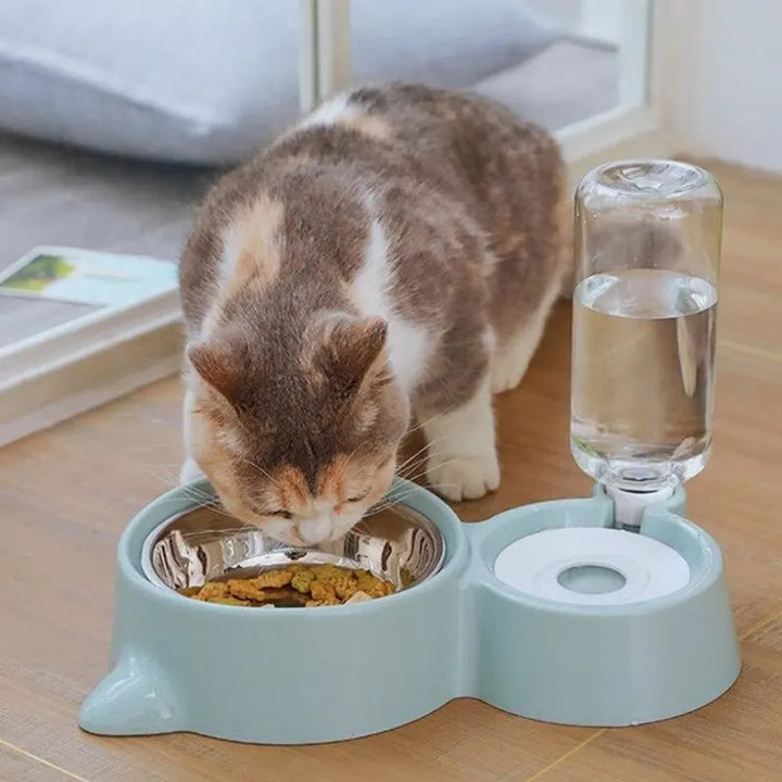 Pet Fountain Automatic Food Water Feeder Container