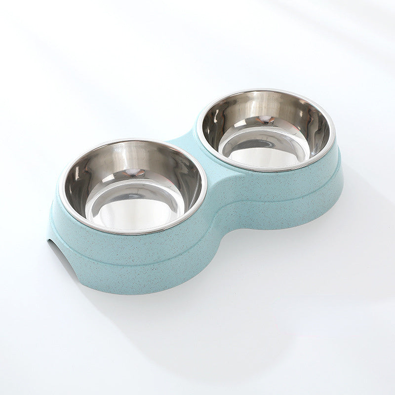 Double Pet Feeding Bowls