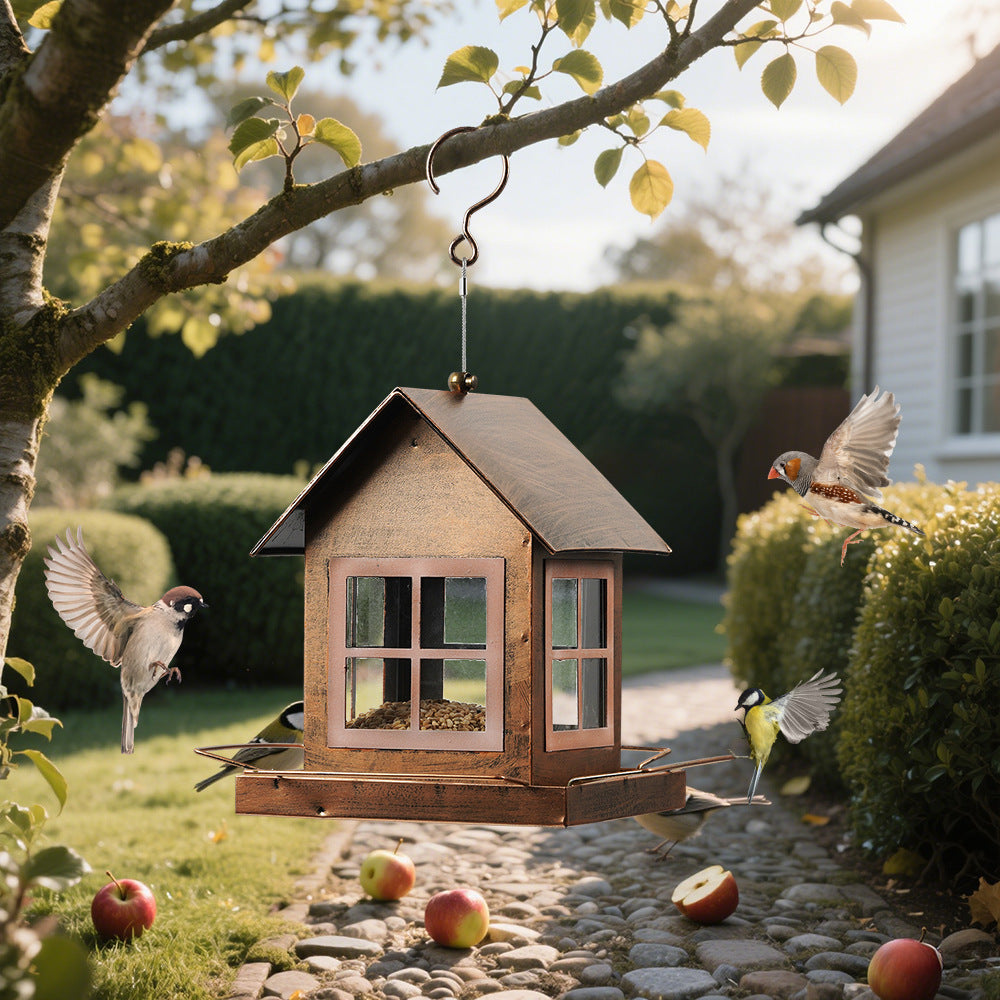 Bird Feeder Outdoor Hanging Metal
