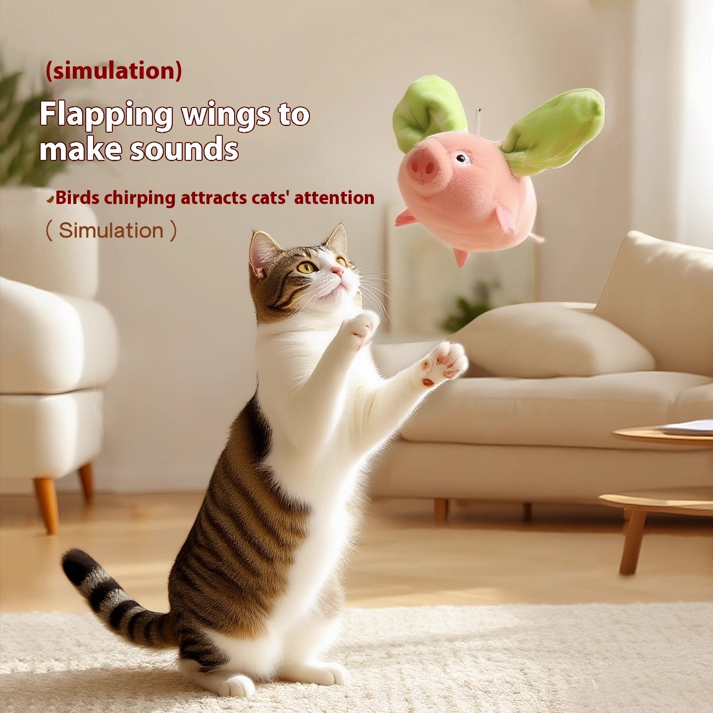 Electric Pig Simulation Cat Toy
