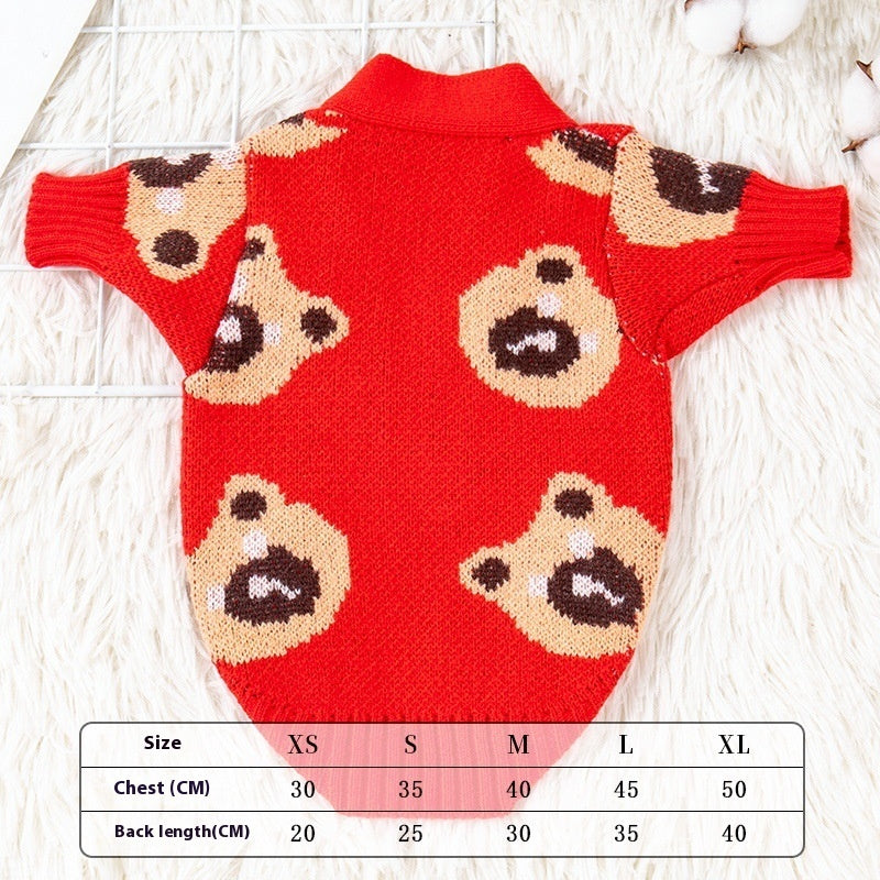 Pet Small Dog Cute Casual Sweater