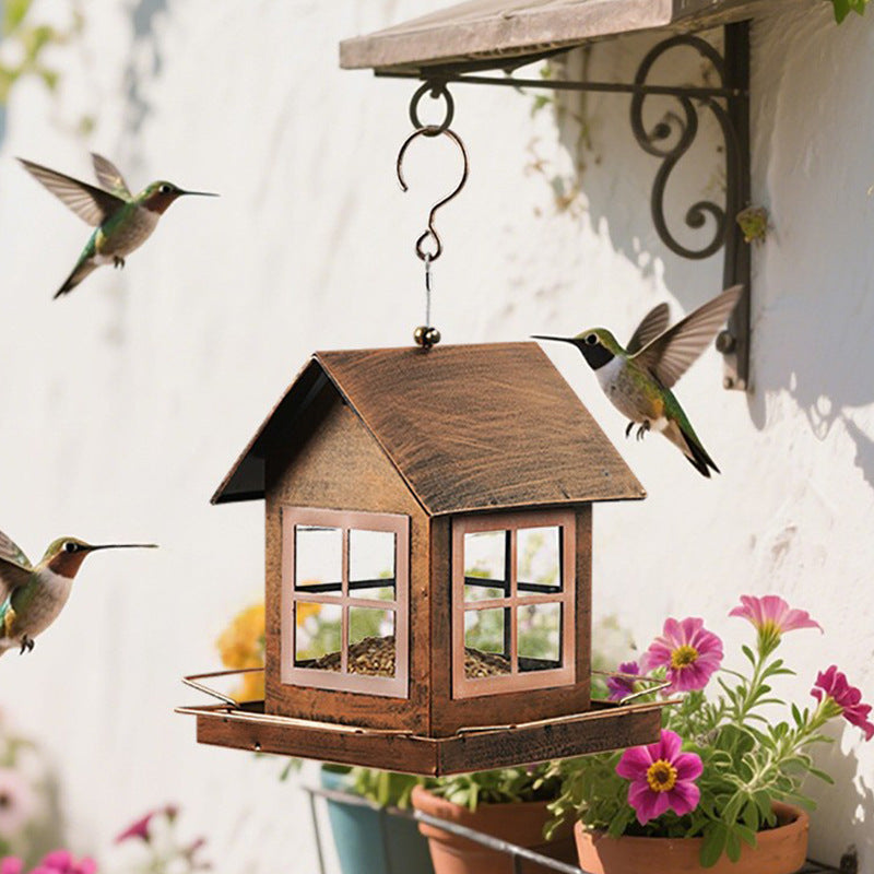 Bird Feeder Outdoor Hanging Metal