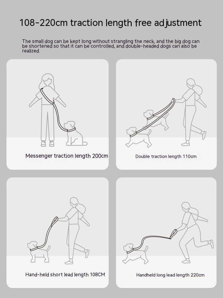 Pet Knitted Belt Leash